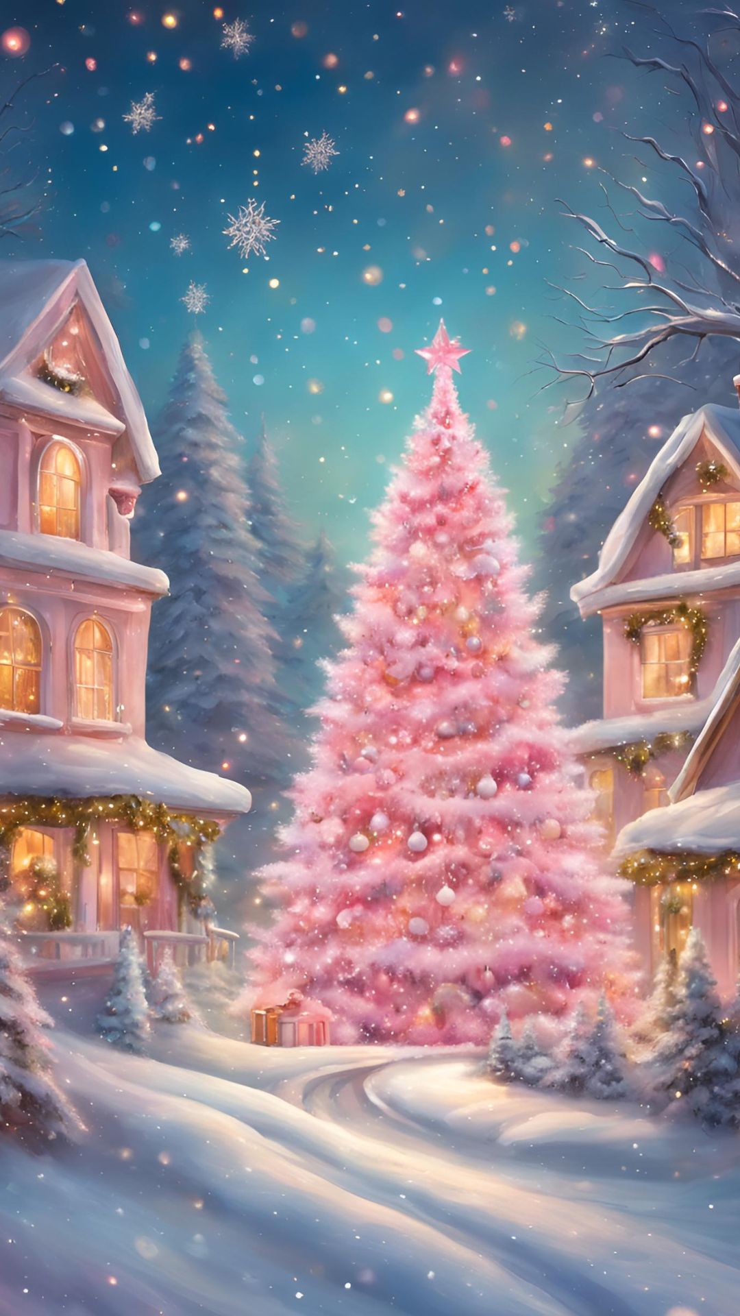 30+ Adorable Pink Christmas Wallpapers for Your Phone (Free to Download