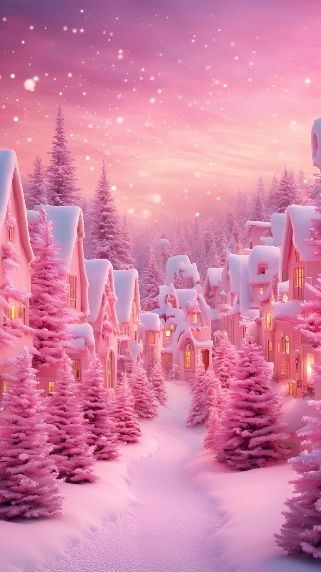 30+ Adorable Pink Christmas Wallpapers for Your Phone (Free to Download